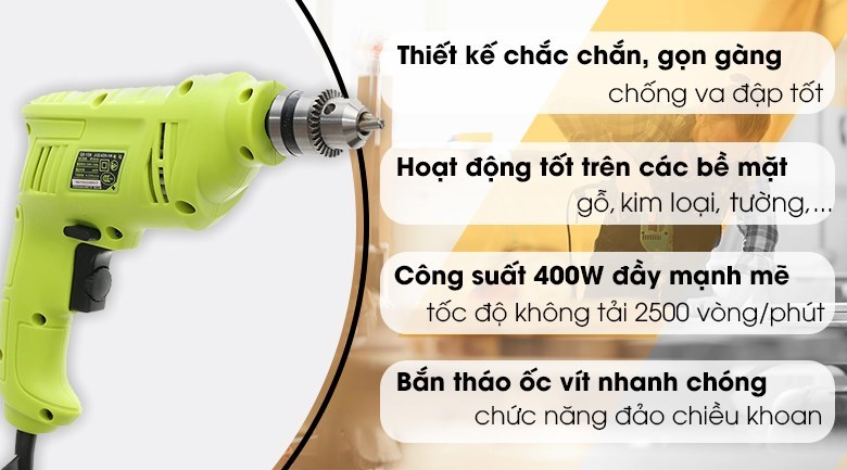 Nên mua máy khoan pin hay máy khoan điện?